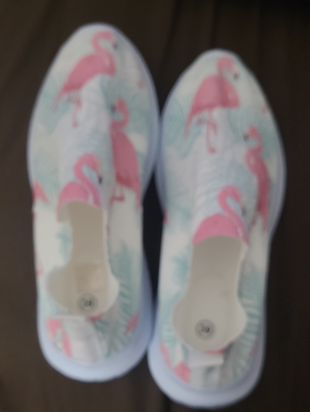 Womena Size 8 Slip On Flamingo Shoes